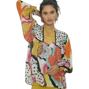 Bl^nk London Miranda Peasant blouse, boho, artistic, eclectic, festival